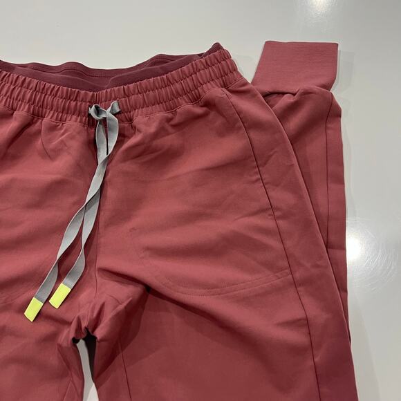 Figs Mari Skinny Jogger Scrub Pants XS Mineral Mauve - Picture 3 of 6